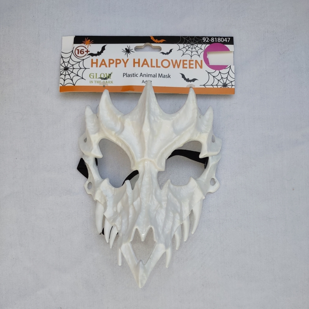 Dragon Bones Animal Mask Halloween Costume Goth Avant Garde Cyberpunk Horror